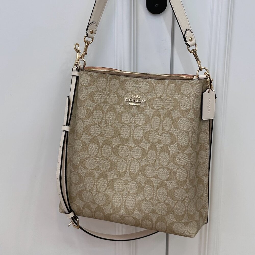 COACH Mollie Bucket Bag In Signature Canvas